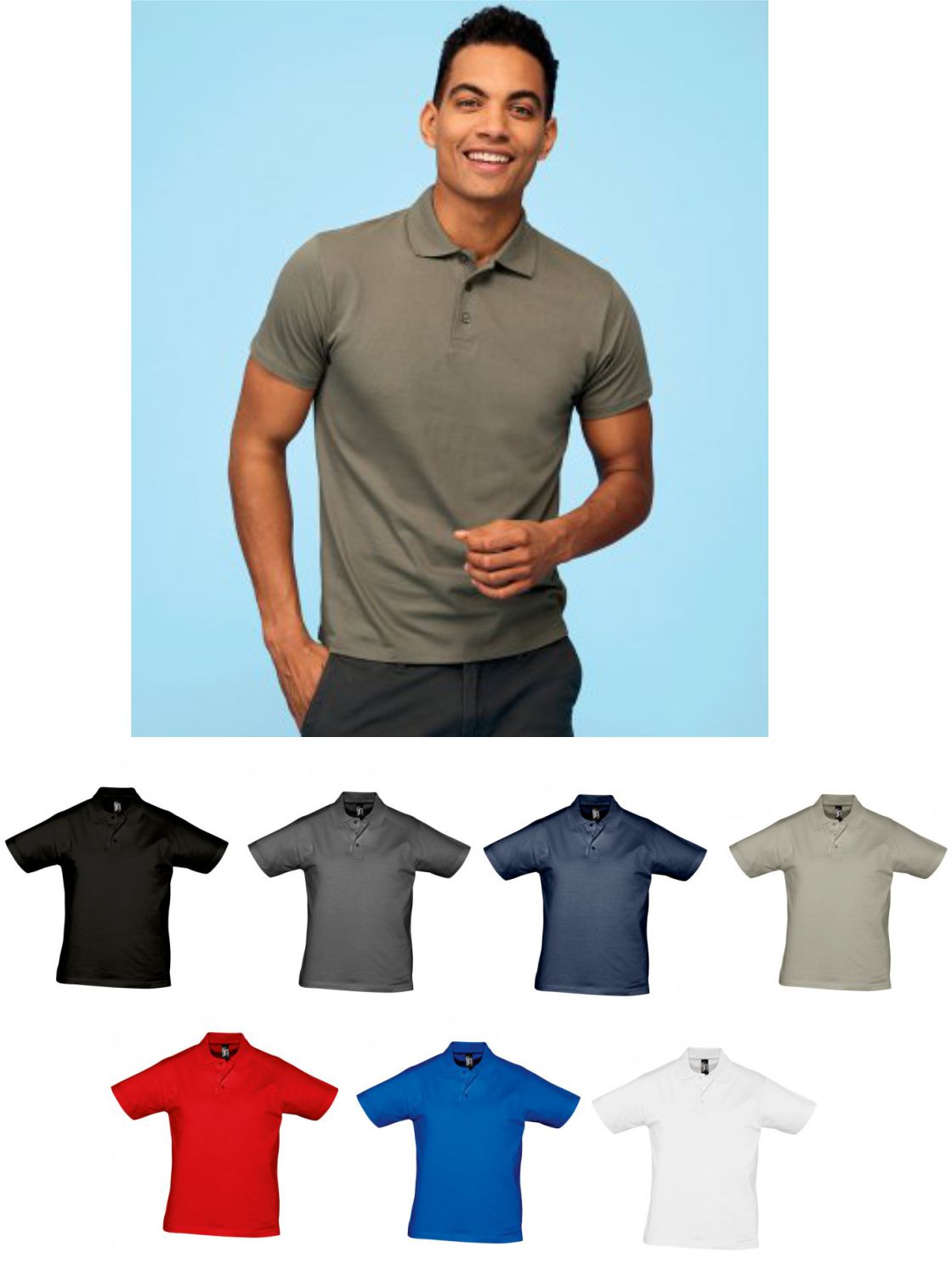Sol's 11377 Prescott Cotton Jersey Polo Shirt